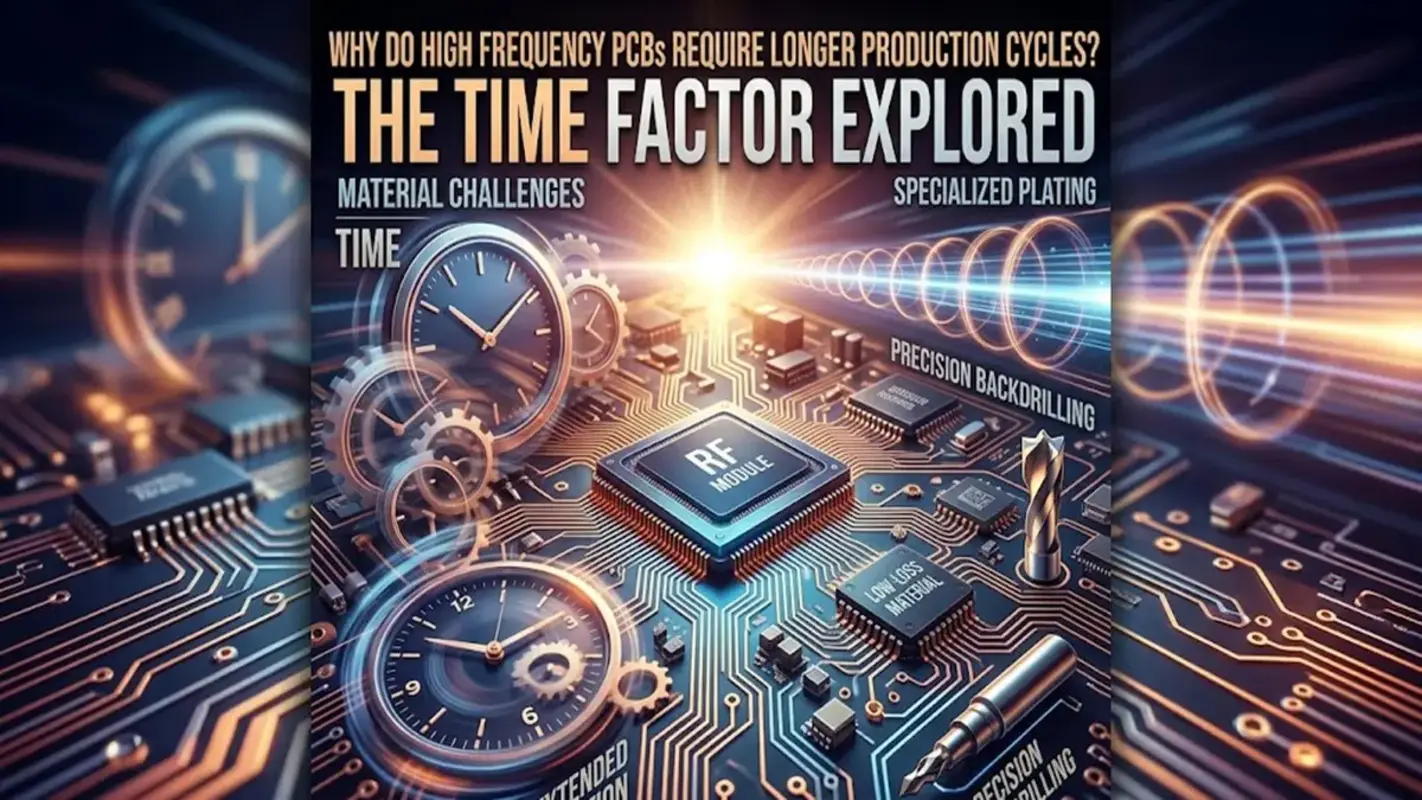 Why do high frequency PCBs require longer production cycles?
